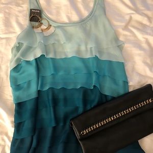 Beautiful tiered ombré tank